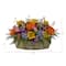 12" Mixed Flowers Arrangement in Decorative Vase